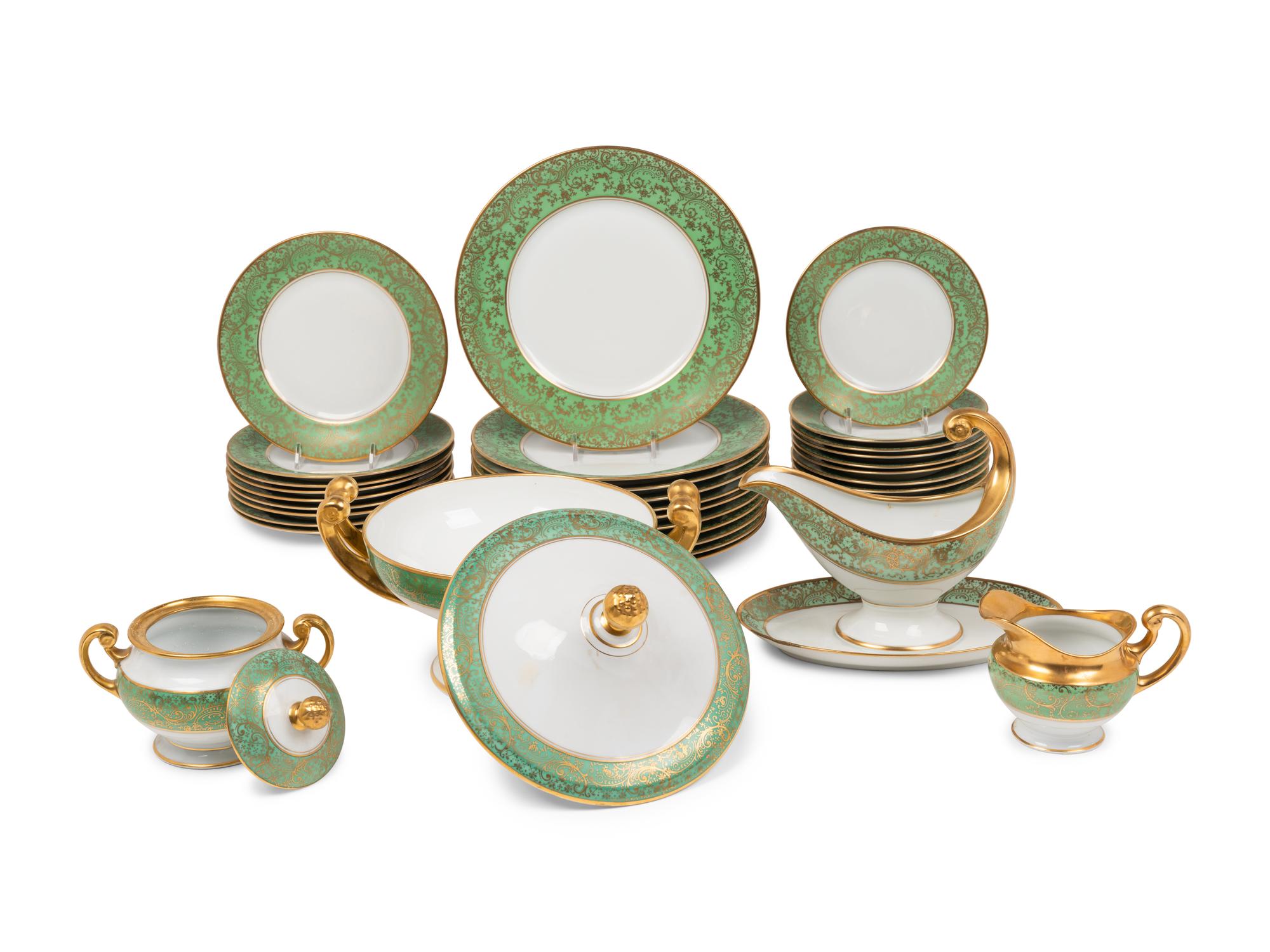 A Hutschenreuther Porcelain Dinner Service