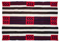 Navajo Second Phase Variant Chief's Blanket 70 x 53 inches — Circa 1865-1870