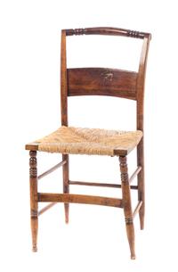 An American Victorian Oak Side Chair, Height 34 inches.