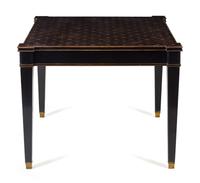 A Gilt Stencil Decorated Side Table