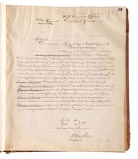 [ENGINEERING] -- [CIVIL WAR]. Group of 3 letterpress copybooks containing ca 1885-1895 correspondence of US Army officer and engineer Orlando Metcalf Poe (1832-1895).