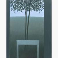 Robert Kipniss (American, b.1931) Window w/ chair & two trees