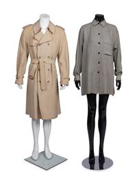 Jeffrey Banks Ultasuede Trench Coat and Willi Smith Shirt, 1980s