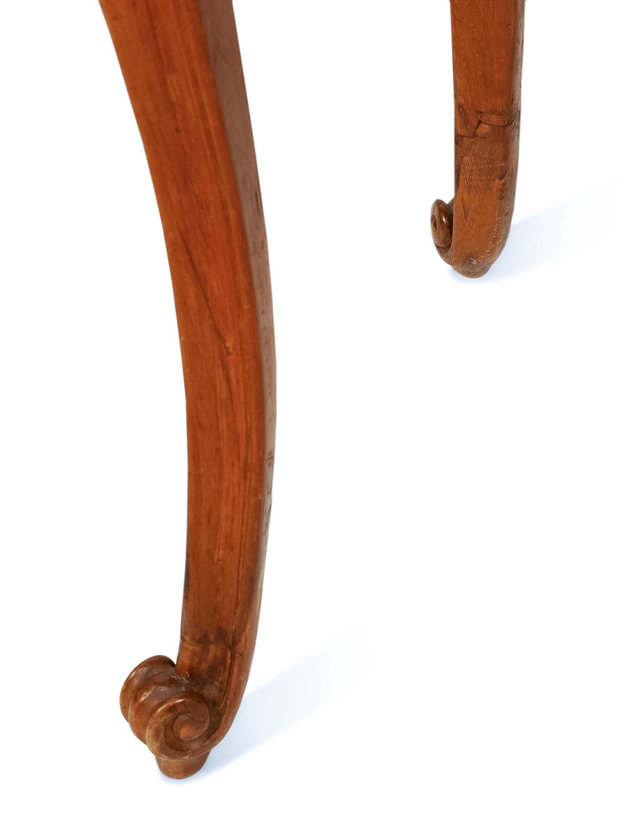 A French Provincial Walnut One-Drawer Desk