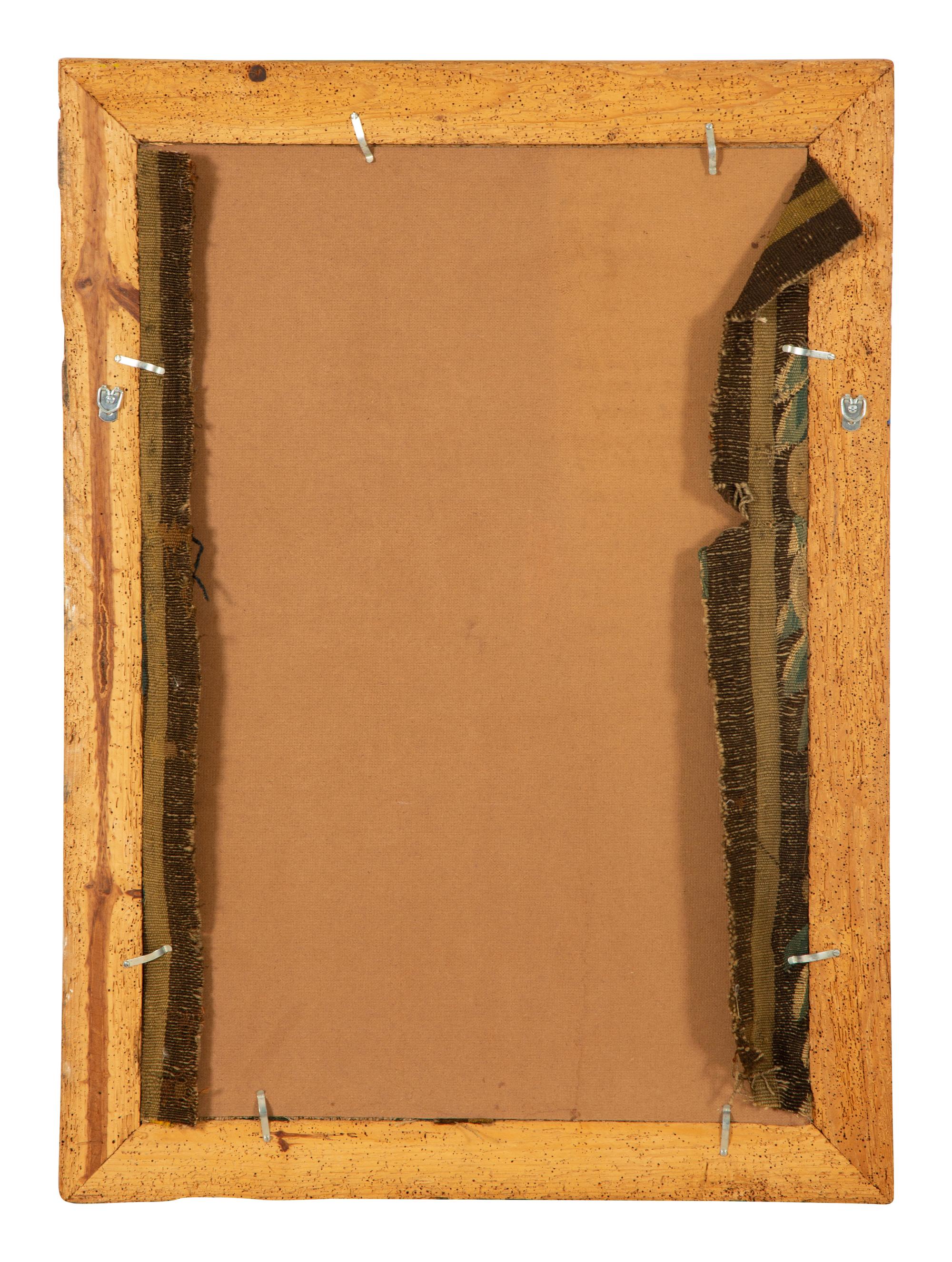 A Framed Aubusson Tapestry Fragment