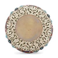 A Feodor Ruckert Enameled Silver Bowl