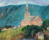 The Church at Carleton, Bay of Chaleurs, Quebec