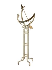 A Painted Iron Armillary Sphere