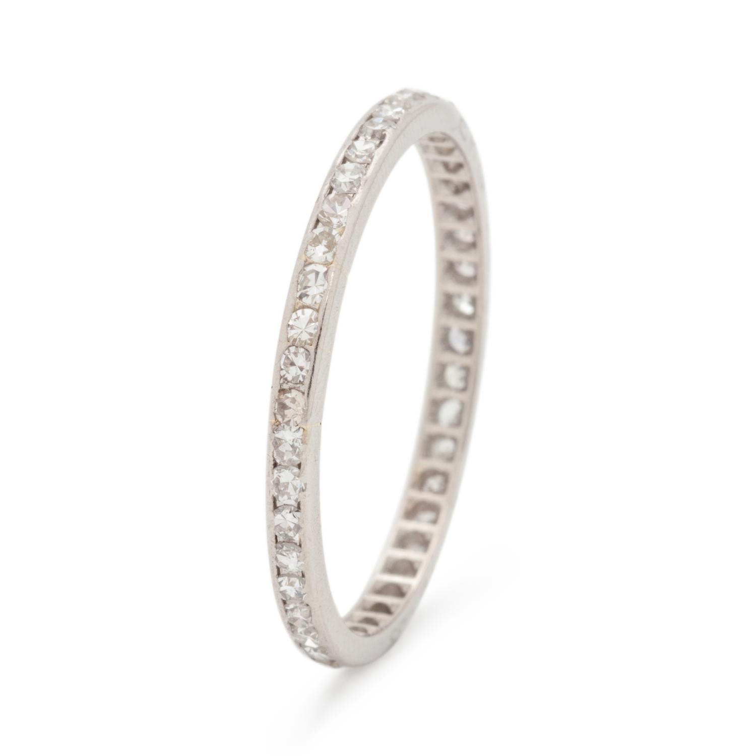 ART DECO, DIAMOND ETERNITY BAND