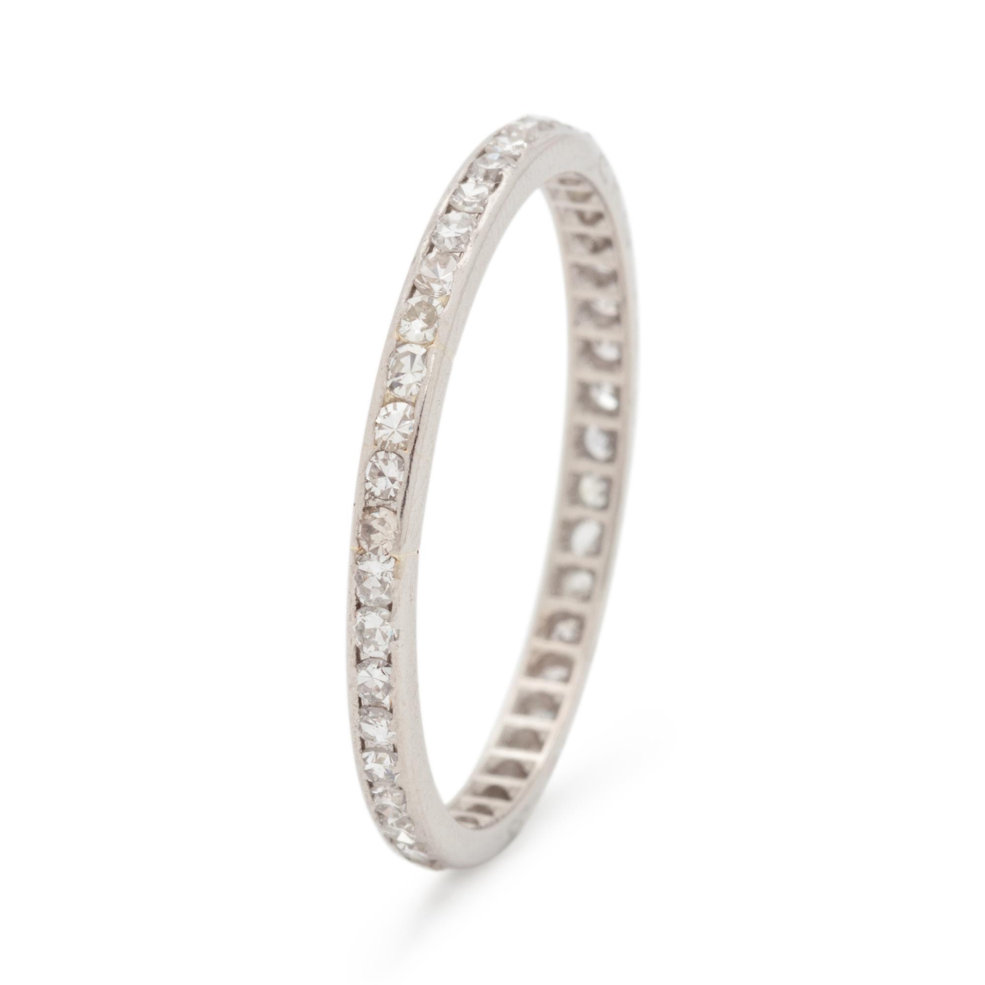 ART DECO, DIAMOND ETERNITY BAND