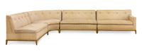 A Robsjohn Gibbings for Widdicomb Sectional Sofa and Chair Height 31 inches.