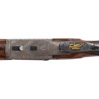 ** Finely Engraved Josef Winkler O/U Drilling Rifle in .300 Weatherby Magnum