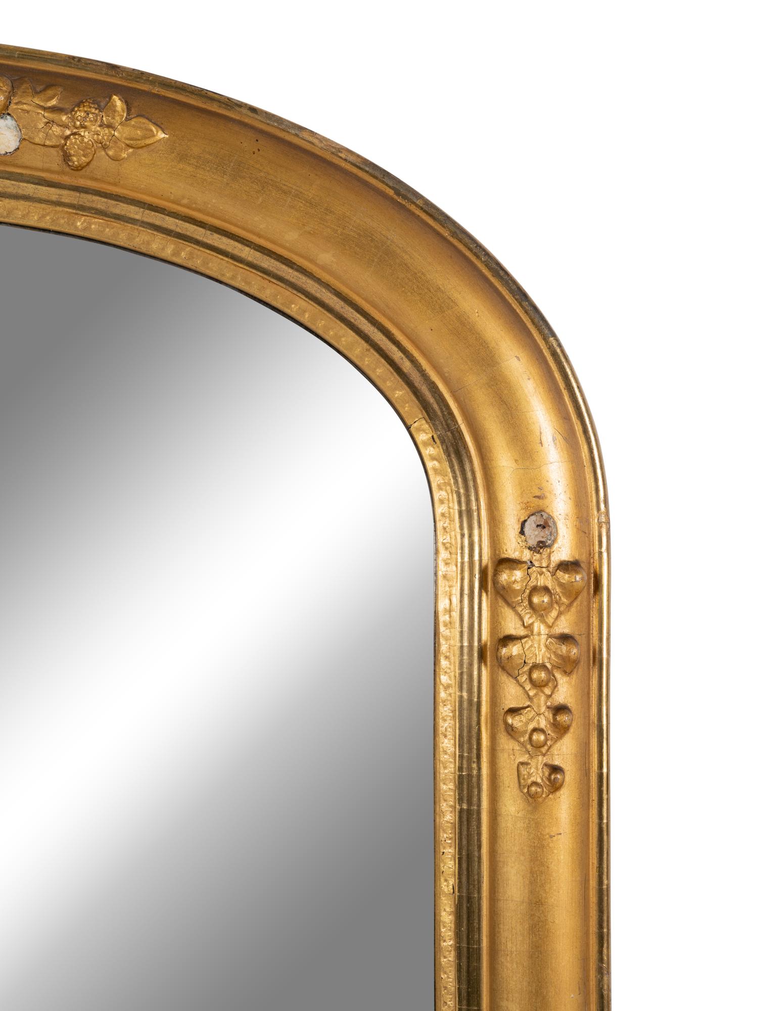 A Continental Giltwood Mirror