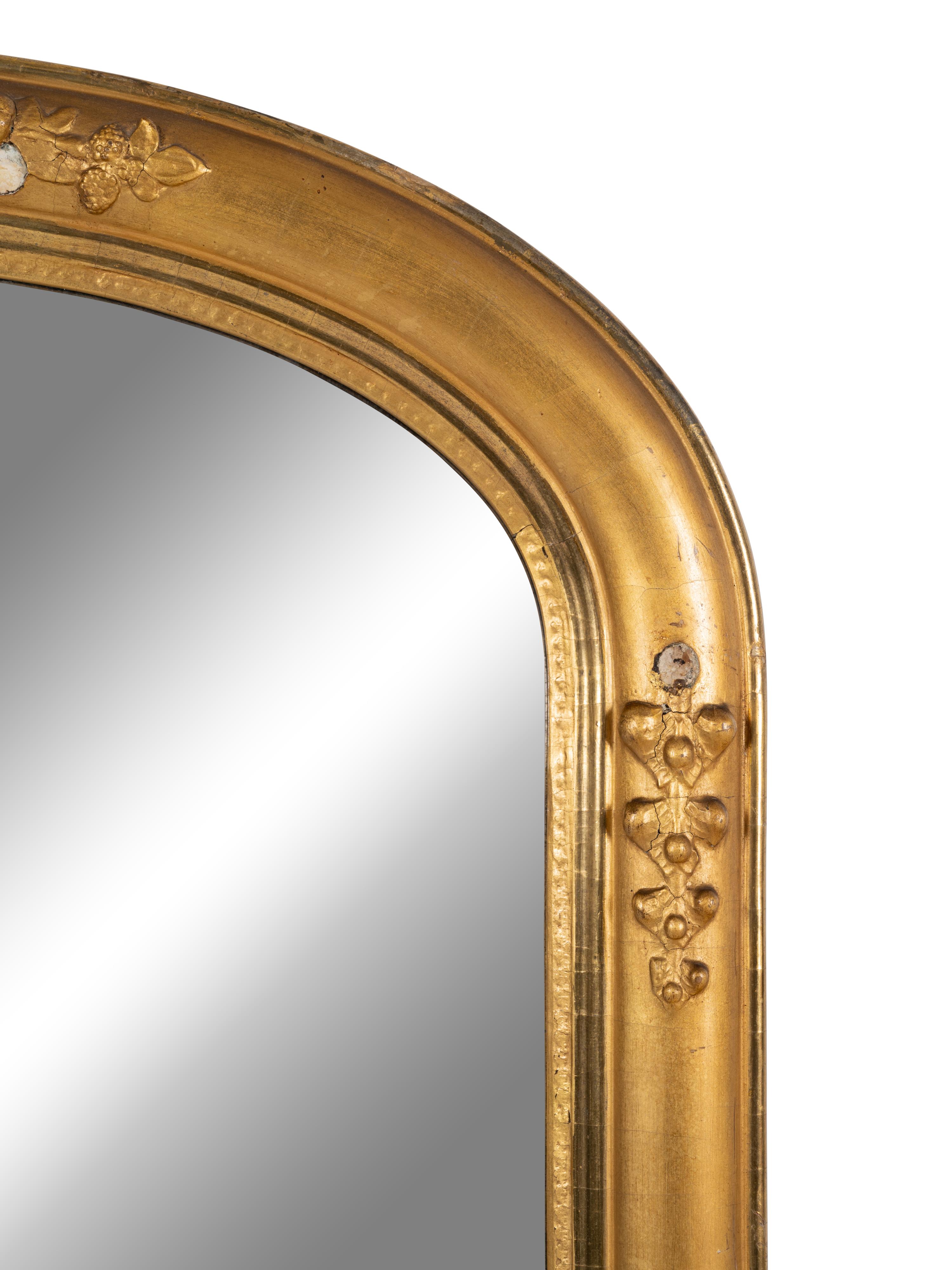 A Continental Giltwood Mirror