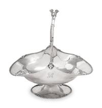 An English Silver Centerpiece Basket