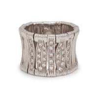 ROBERTO COIN, WHITE GOLD AND DIAMOND 'ELEPHANTINO' RING