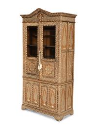 An Anglo-Indian Bone-Inlaid Cabinet