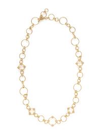 BAGH, YELLOW GOLD AND DIAMOND LONG CHAIN NECKLACE