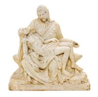 An Italian Marble Flatback Figural Group, 18TH/19TH CENTURY, Height 14 inches. — 18TH/19TH CENTURY,