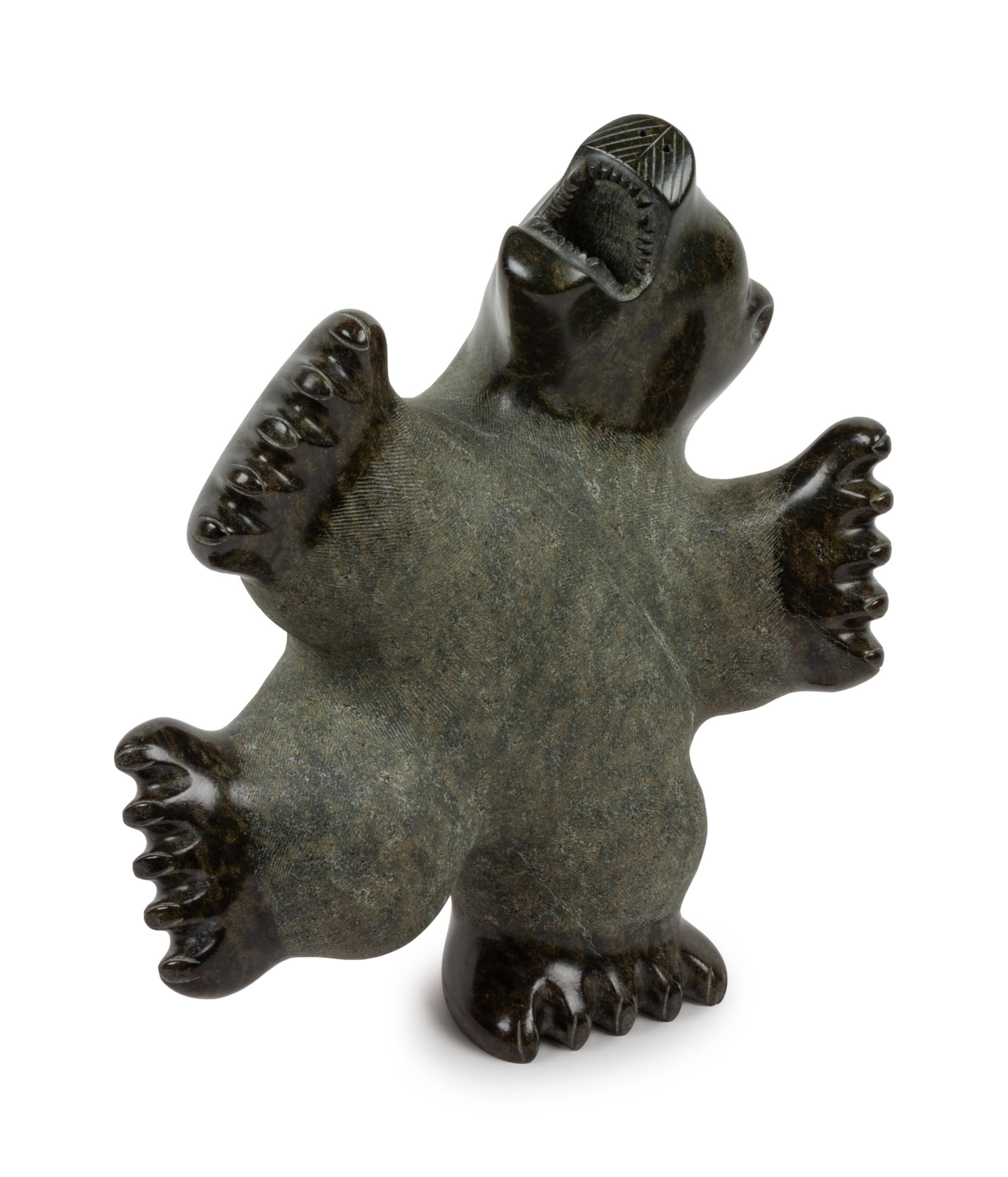 Soapstone Sculpture, Dancing Bear