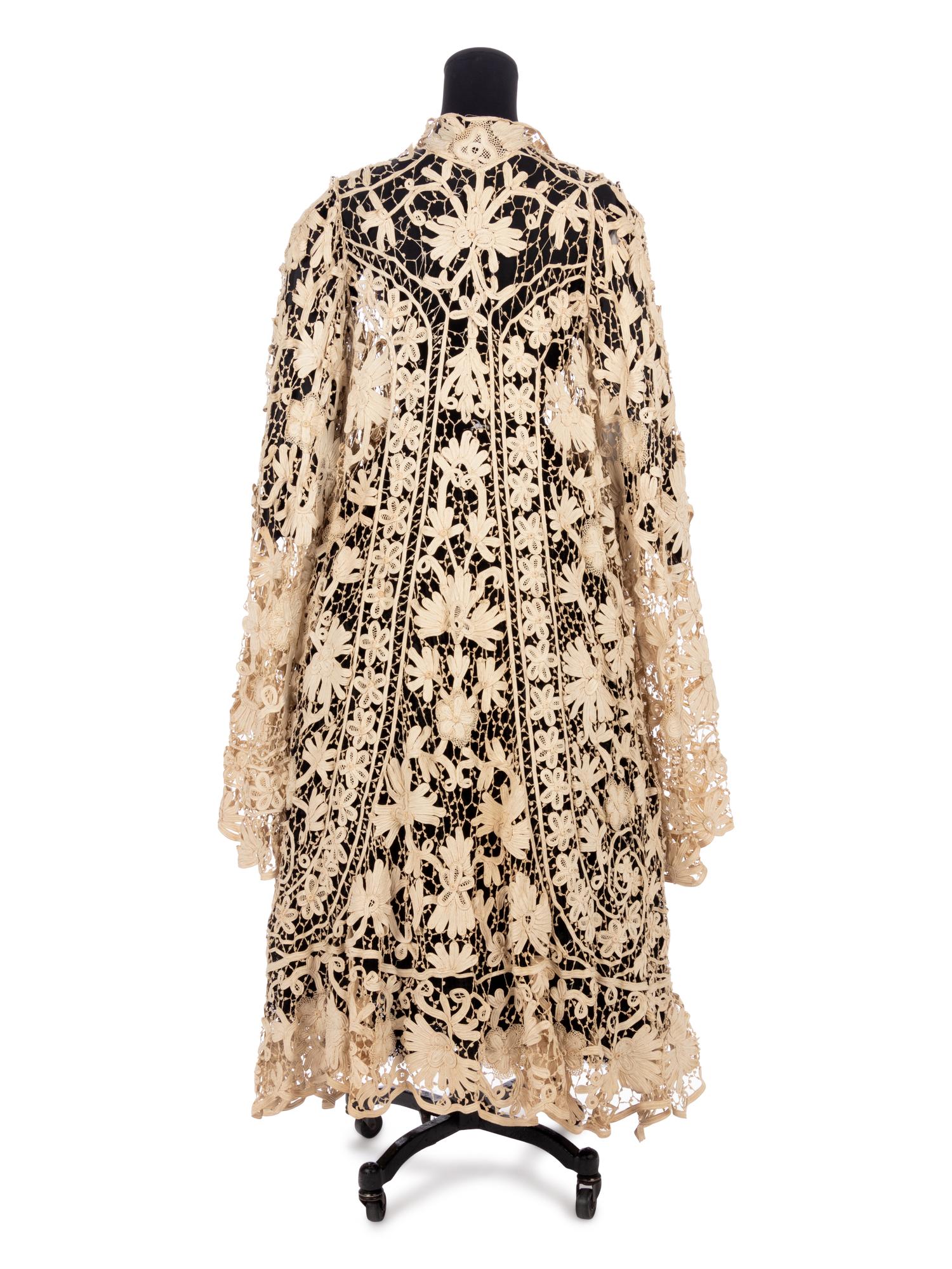 Edwardian Ivory Lace Jacket, 1900s-1910s