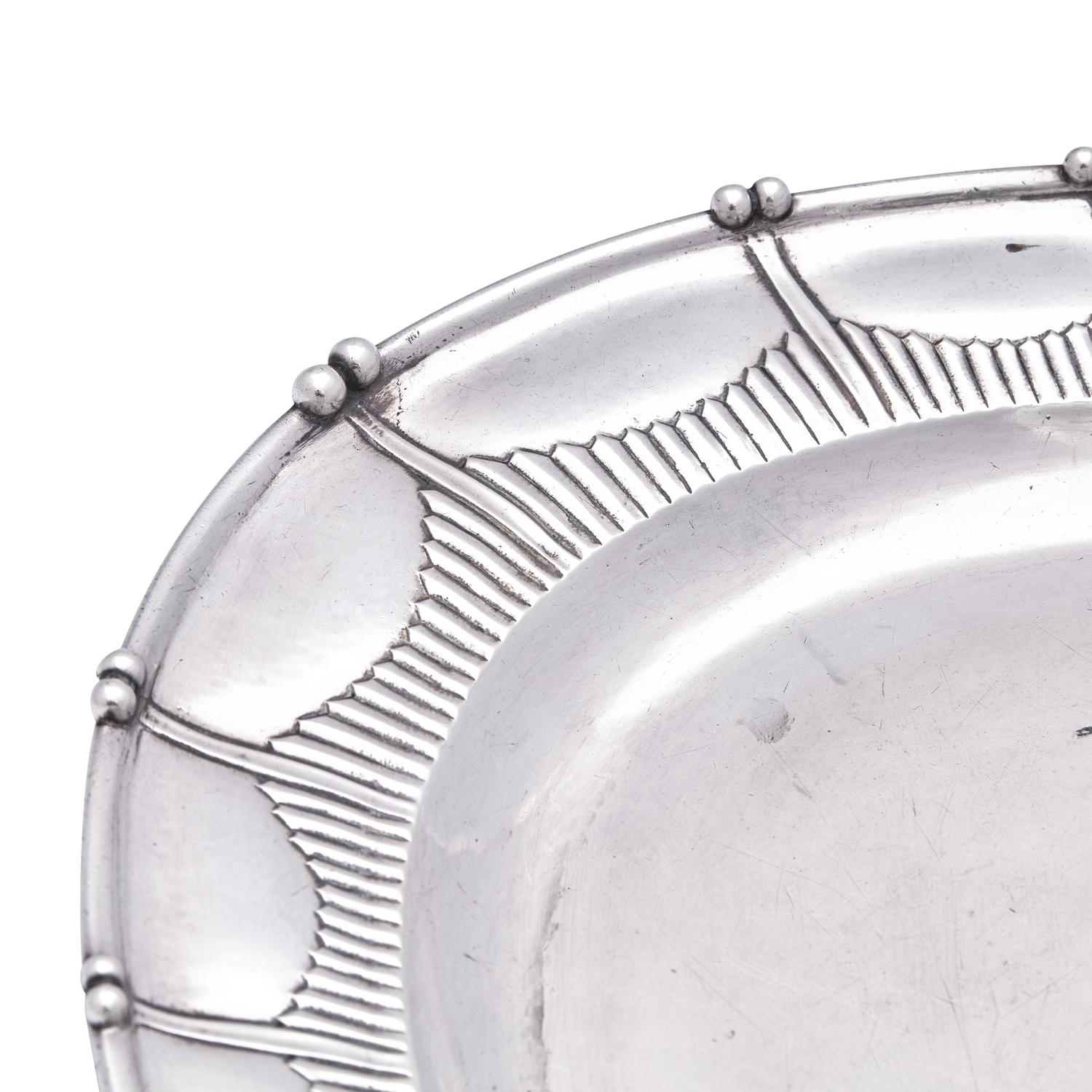 A Georg Jensen Silver Tray