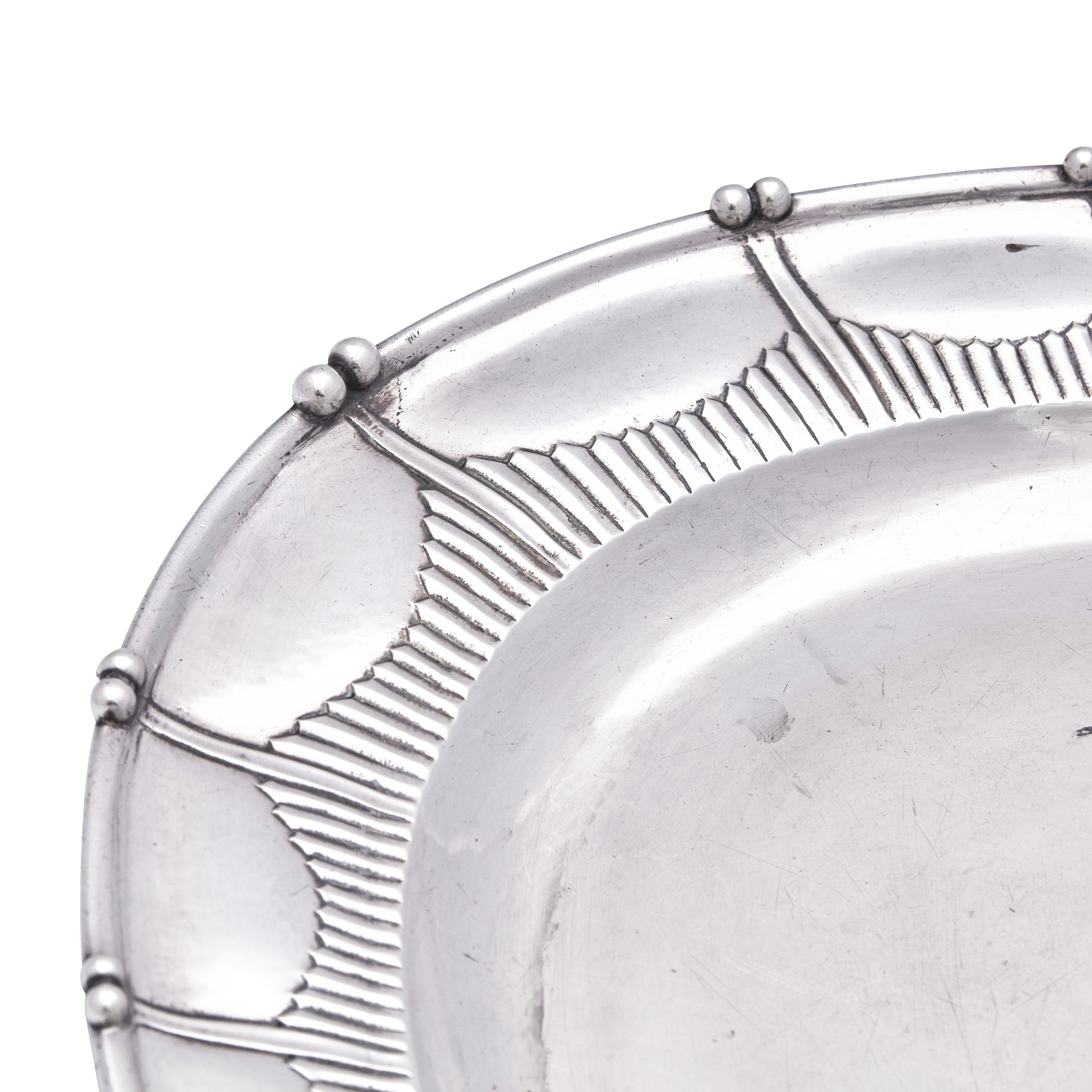 A Georg Jensen Silver Tray