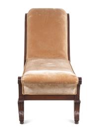 A Regency Style Chaise Longue