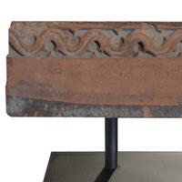 A Frank Lloyd Wright Designed Terra Cotta Fragment from the Francisco Terrace, Chicago, IL 15.5" W x 4" D x 6.5" H — United States, Circa 1895