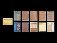 A Group of Eleven Hall of Fame and Notable Rookie Baseball Cards,