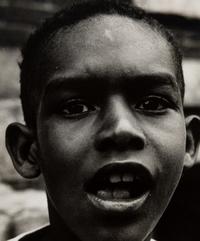 [PHOTOGRAPHY]. 2 photos of young Black subjects, incl. Boy, from "Harlem Document" by Aaron Siskind.