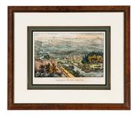 [AMERICANA - CURRIER & IVES]. A group of 7 small format lithographs, comprising: