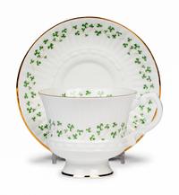 A Royal Tara Trellis Shamrock Porcelain Dinner Service