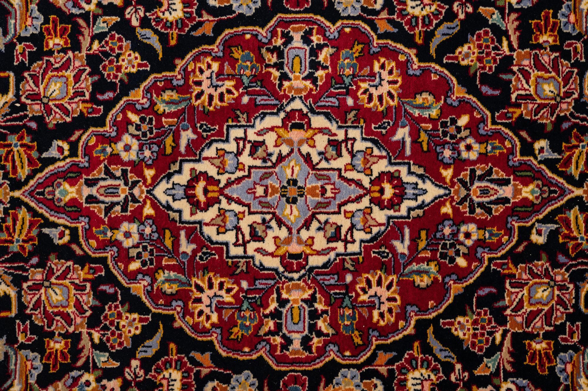 A Kashan Wool Rug