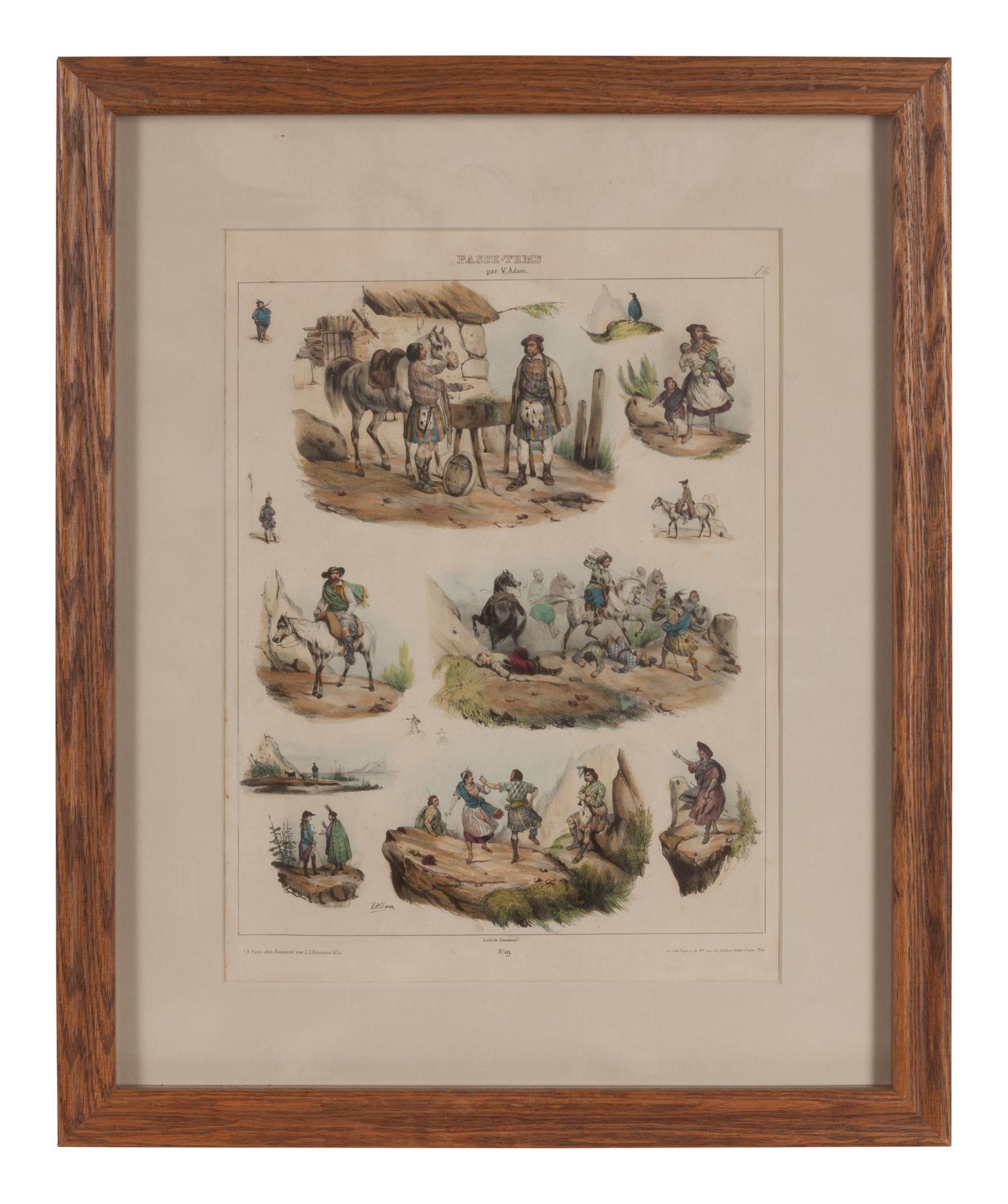 Seventeen French Lithographs