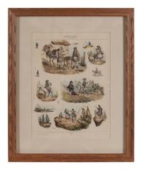 Seventeen French Lithographs
