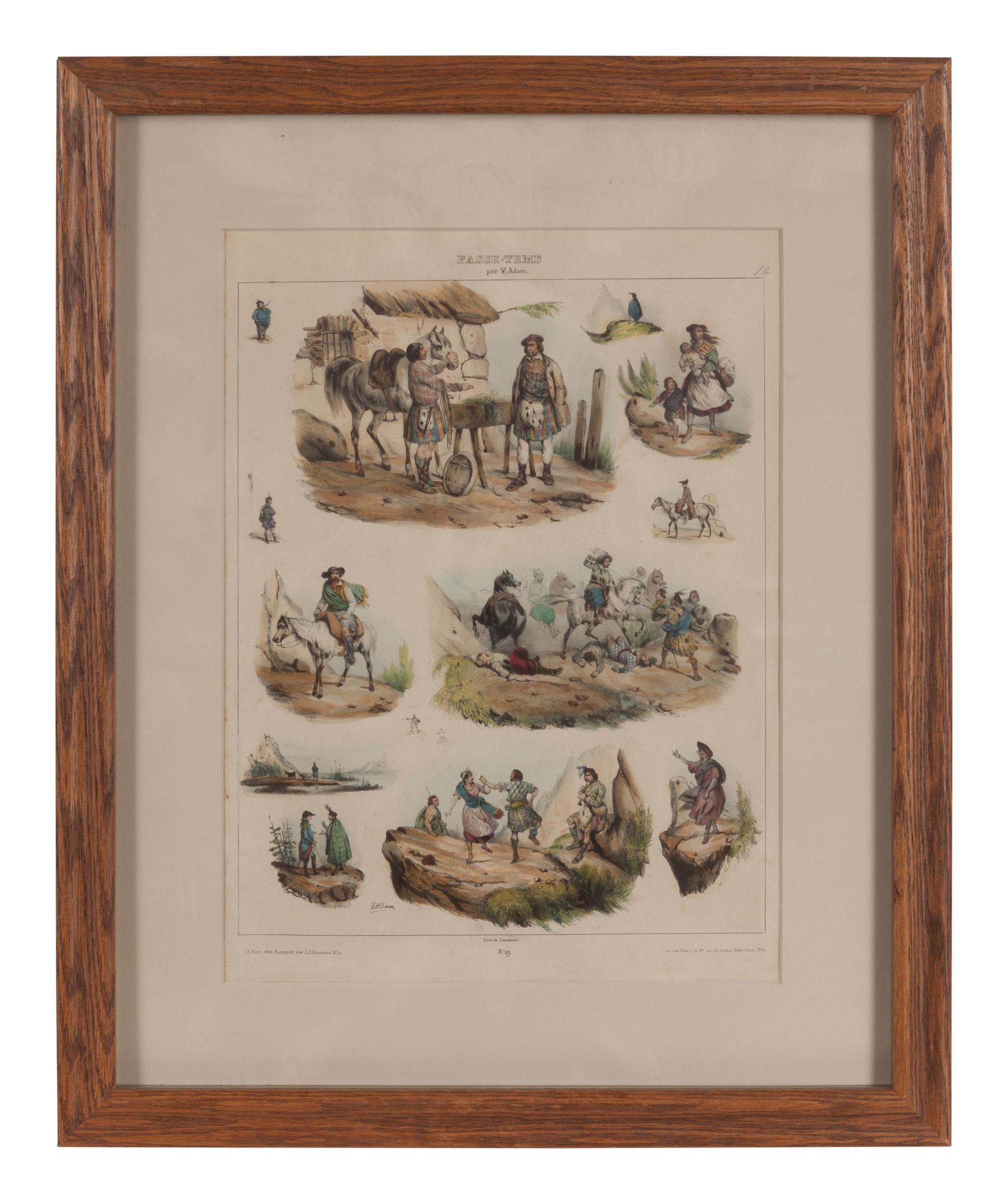 Seventeen French Lithographs