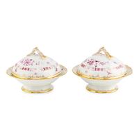 A Pair of Berlin (K.P.M) Porcelain Serving Dishes with Covers