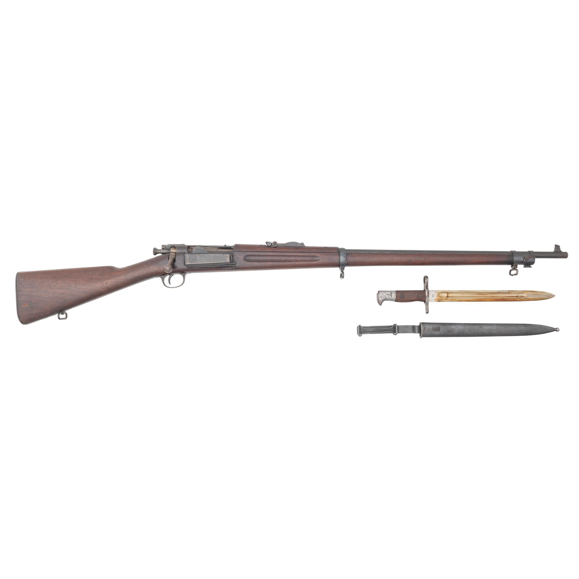 **U.S. Springfield Armory Model 1898 Krag Jorgensen Rifle with Bayonet