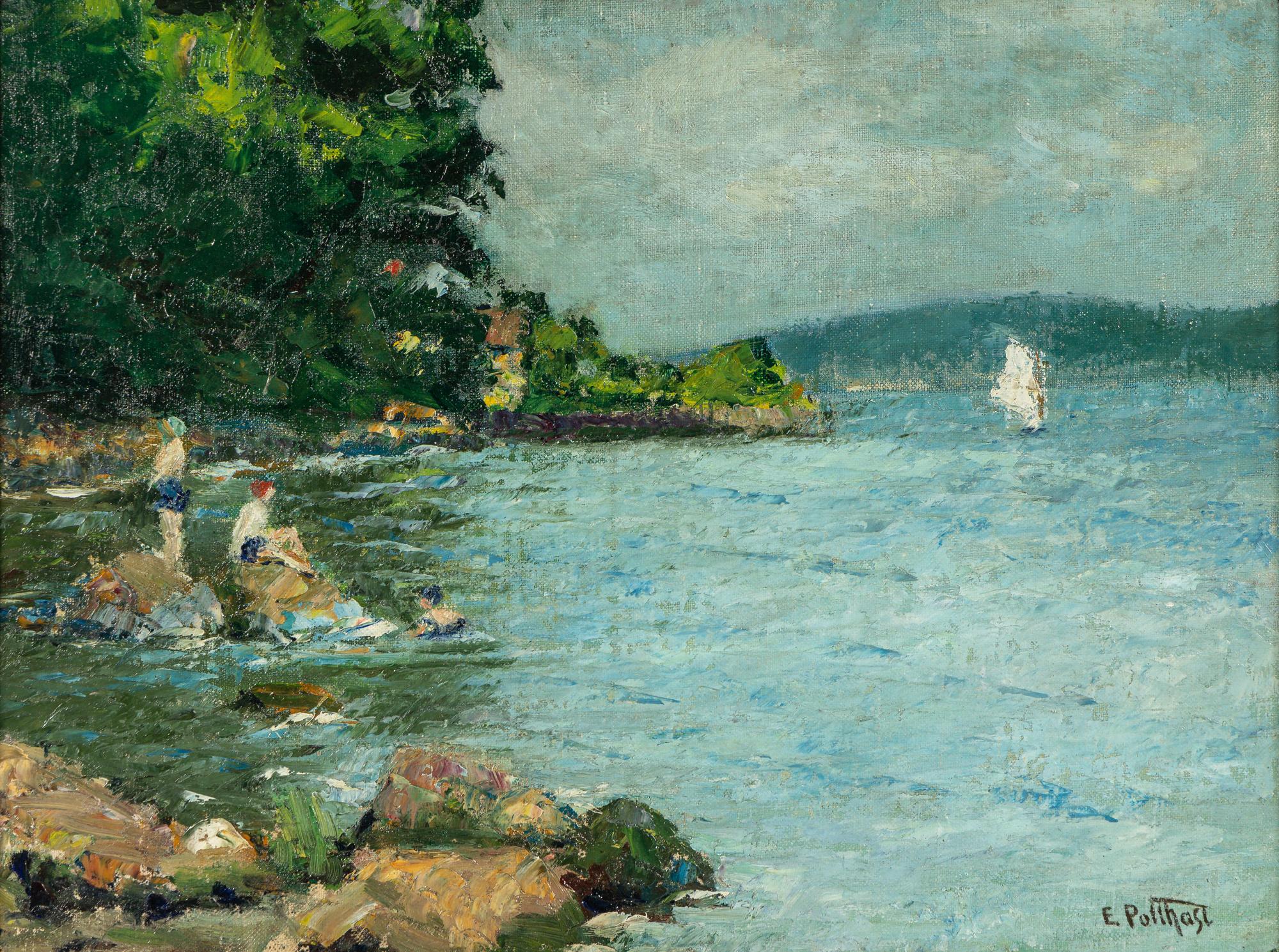 Bathers at the Lake