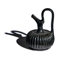 An Apulian Black-Glazed Epichysis