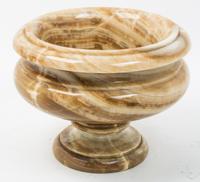 An Alabaster Center Bowl Height 11 inches. — 20TH CENTURY
