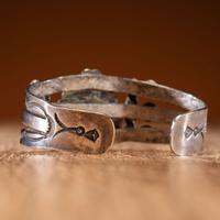 Navajo Silver and Turquoise Cuff Bracelet