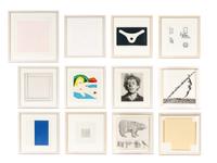 Twelve Works from Rubber Stamp Portfolio , 1976-1977