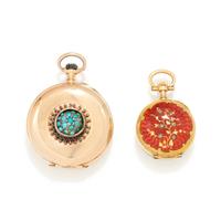 COLLECTION OF 18K YELLOW GOLD OPEN FACE POCKET WATCHES