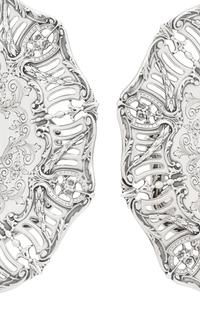 A Pair of American Silver Tazze