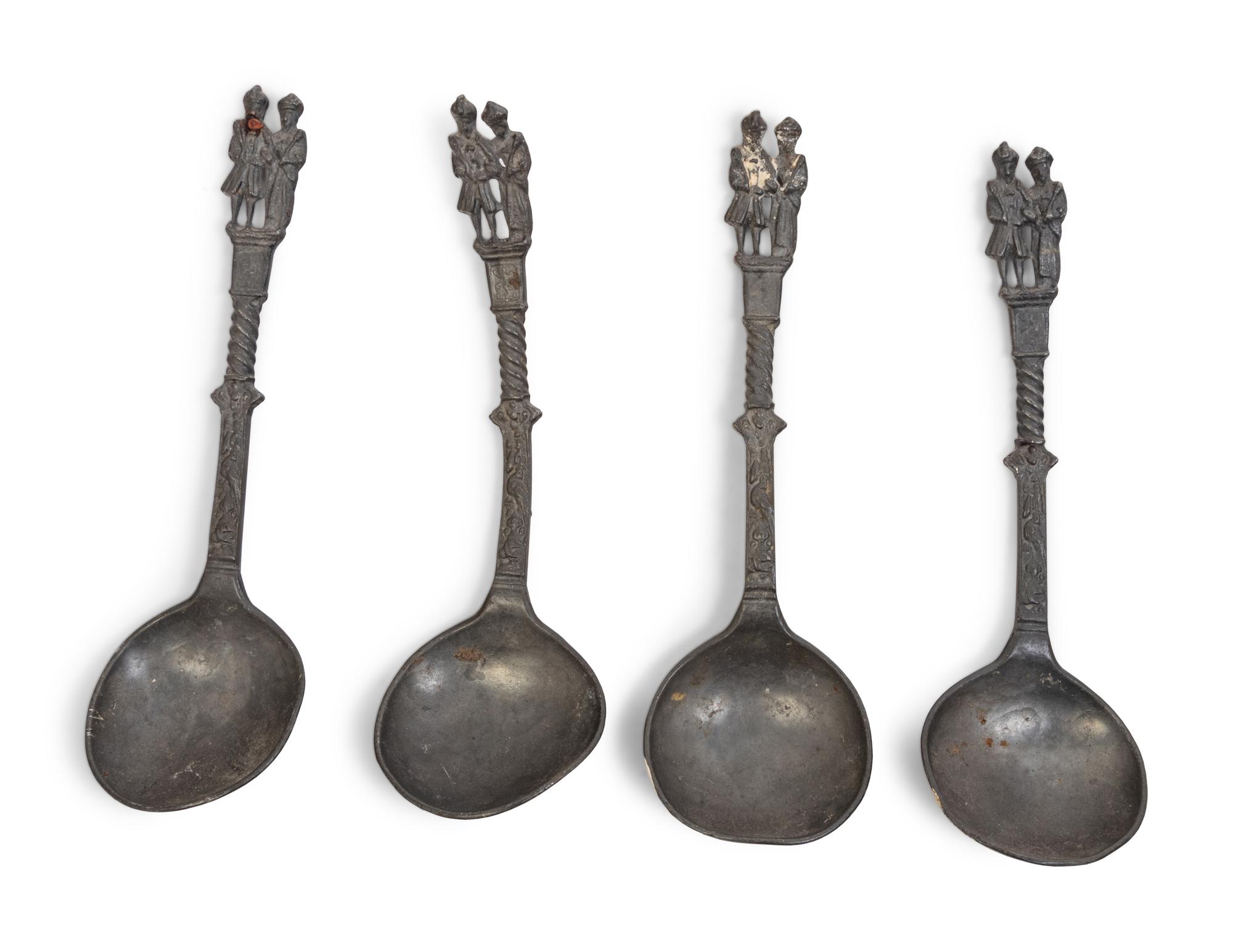 Two Carved Spoon Racks