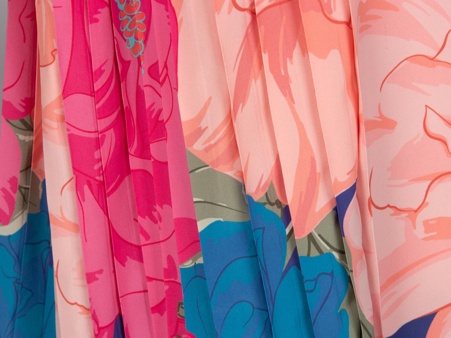 VALENTINO, PRINTED SILK TRENCH COATDRESS