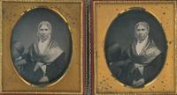 [Daguerreotype] Quaker Woman -- Two Images