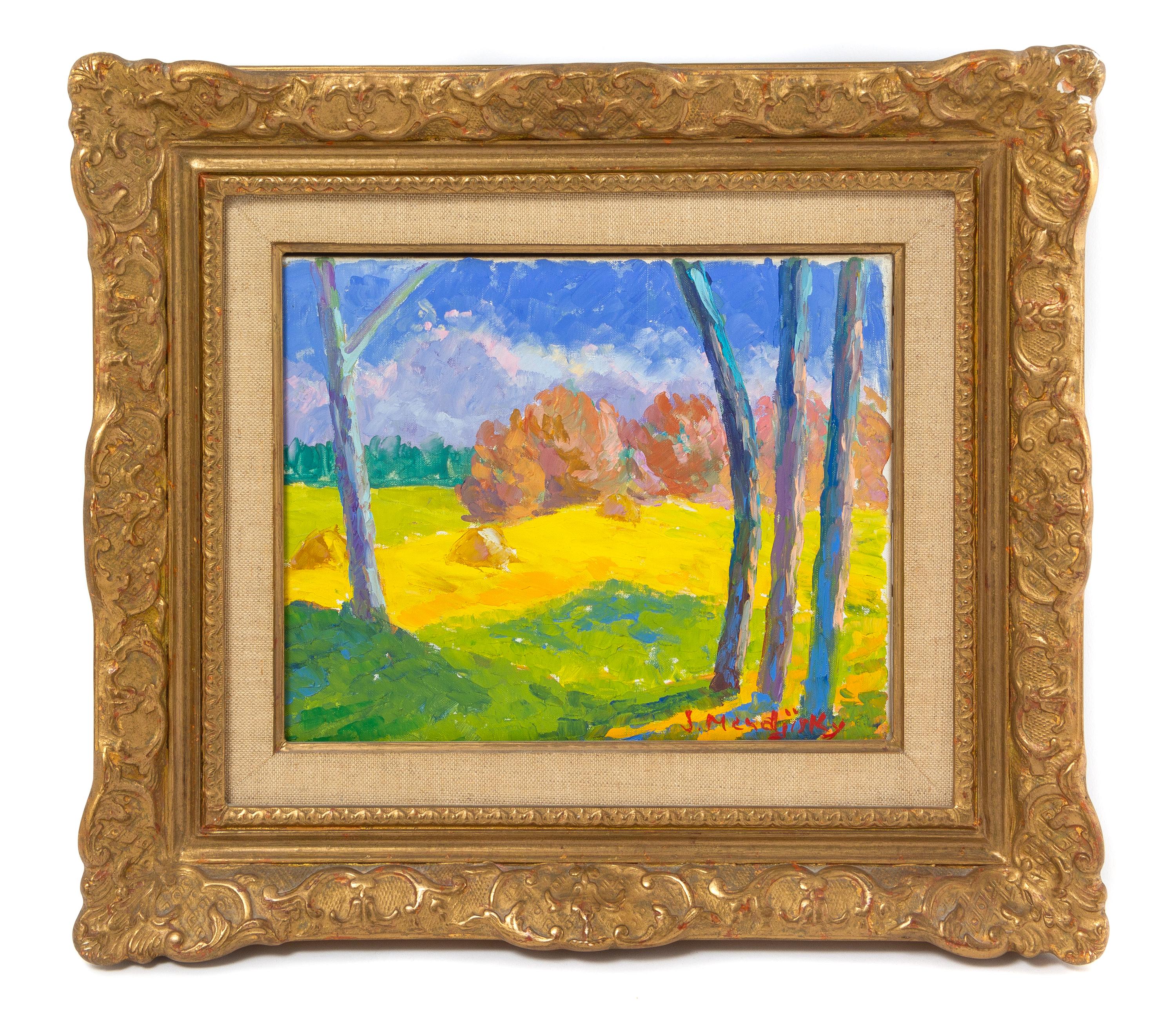 Serge Mendjisky, (French, 1929-2017), View Through a Clearing